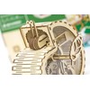 Wise Elk Snail Wooden Mechanical Model Kit