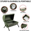 Portable Charcoal Grill, Tabletop Outdoor Barbecue Smoker, Small BBQ Grill