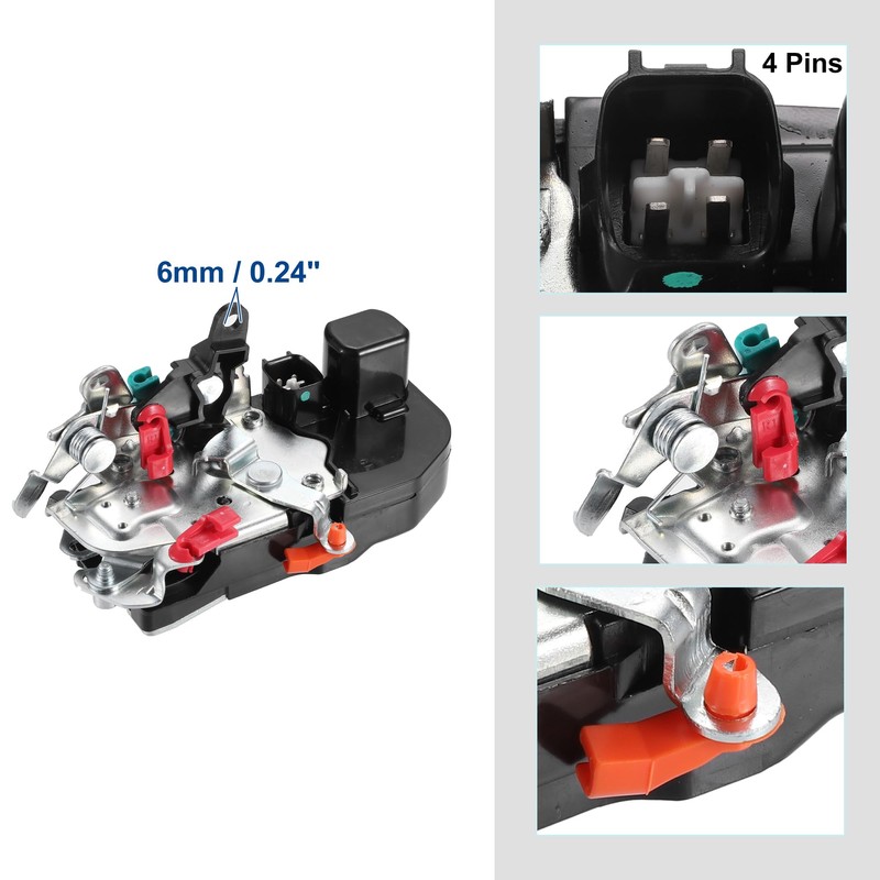 ACROPIX Front Left Door Latch Lock Actuator Replacement Fit for