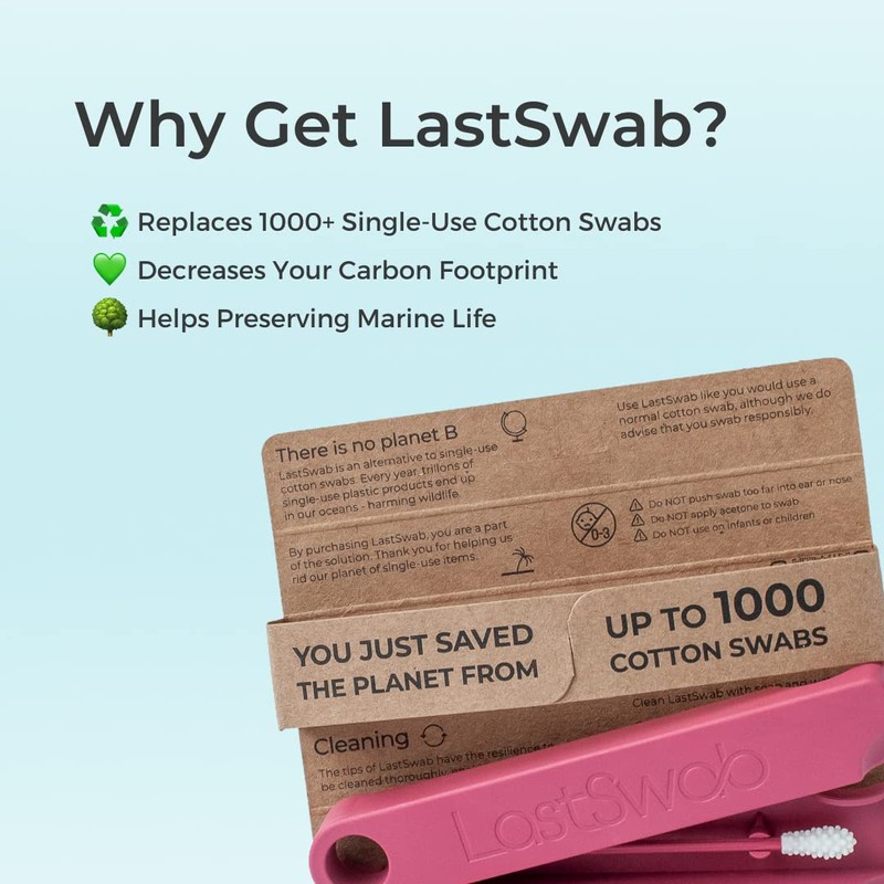 LastSwab® Reusable Buds Swabs for Ear Cleaning - The Sustainable