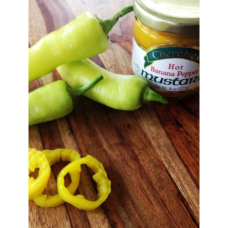 Cherchies Hot Banana Pepper Mustard