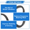 VekAuto 93.1mm to 78.1mm Car Wheel Hub Centric Rings Black