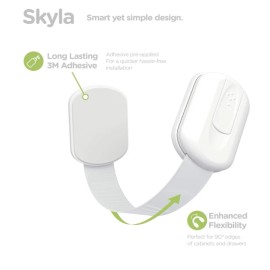 SKYLA HOMES Baby Locks (8-Pack) Child Safety Cabinet Proofing - Safe Quick and E