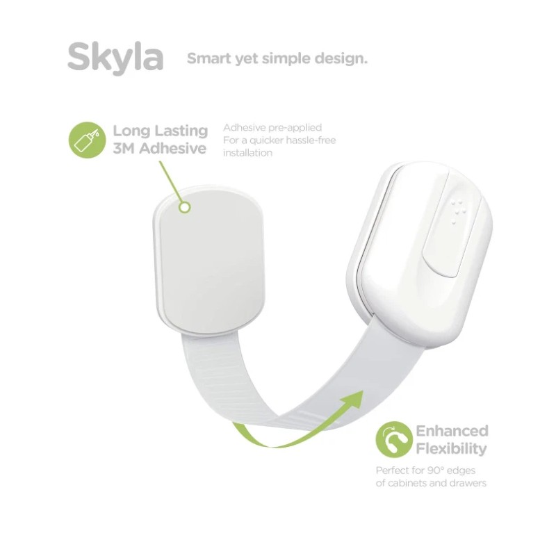 SKYLA HOMES Baby Locks (8-Pack) Child Safety Cabinet Proofing -