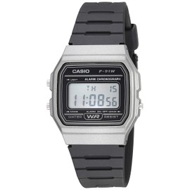 Casio F-91WM-1BCF Reloj Unisex, color Negro