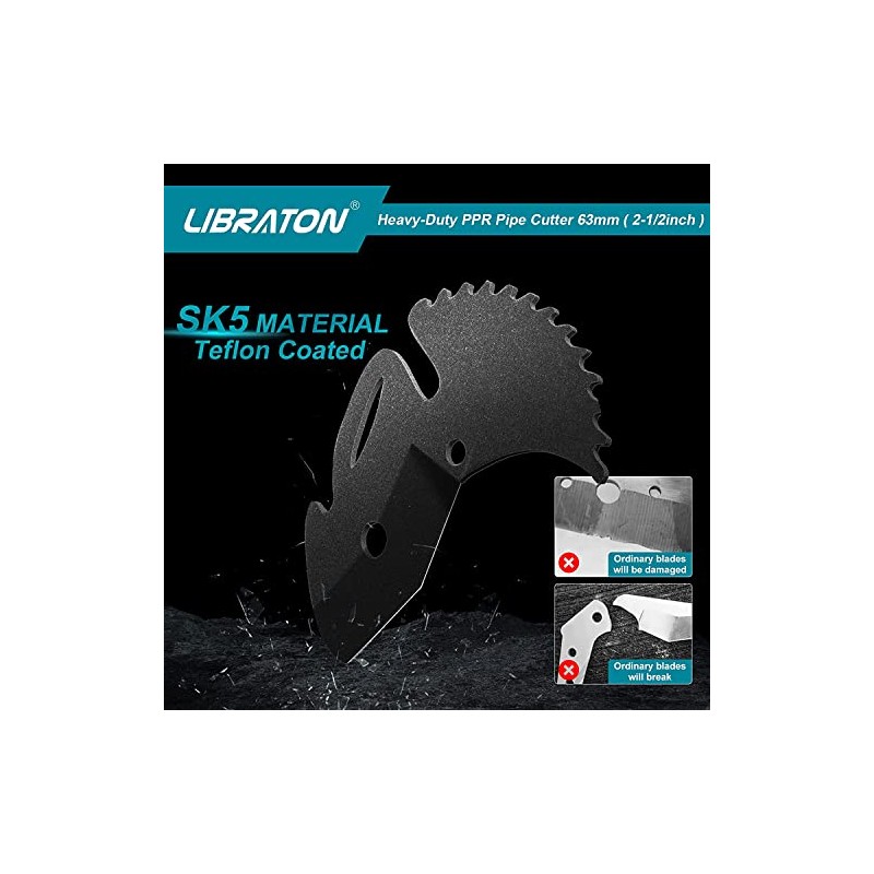 Libraton 1PCs Pipe Cutter Replacement Blade (Up to 2-1/2") for