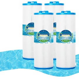Savener® 4CH-949 Hot Tub Spa Filter Cartridge, Compatible with FD2007, PWW50L, FC-0172, FIL50-5D13H15FCT-3, FIL11100208, 817-4050, Teleweir 50, AK-90091, SD-01143, 200702, 50 Sq. Ft, 4 Pack