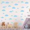 31 calcomanías de pared de nubes surtidas, tamaño mixto de