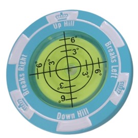 Golf Marker, Level, Magnet, Golf Equipment, Golf Marker, Ball Marker, Level, Small, Round Shape, Mini, Graduated, Analog, Tilt, Measuring, Golf, Putting Practice, High Precision, Multi-functional