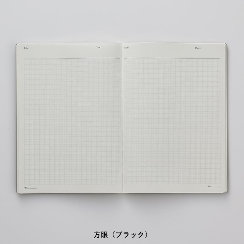 Noritsu NOLTY NWG11 Notebook, A5, Squared, White Paper, 96P, Black