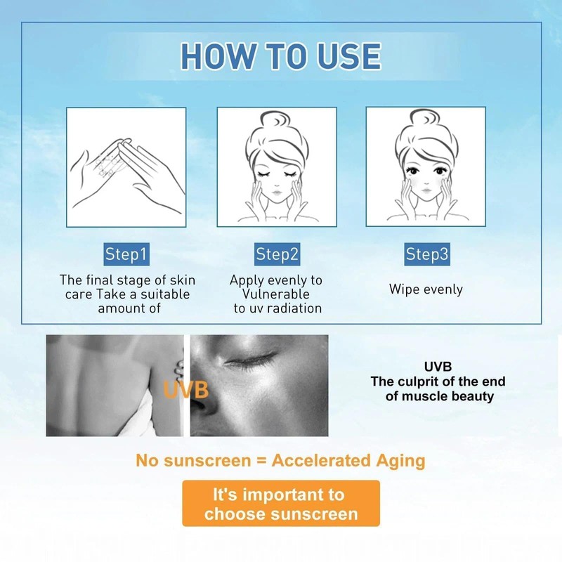 Sunscreen SPF50 Face - Centella Sunscreen - Birch Juice Moisturizing