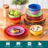vancasso Bonita Dinnerware Set Muticolor Stoneware 18 Pieces Service for