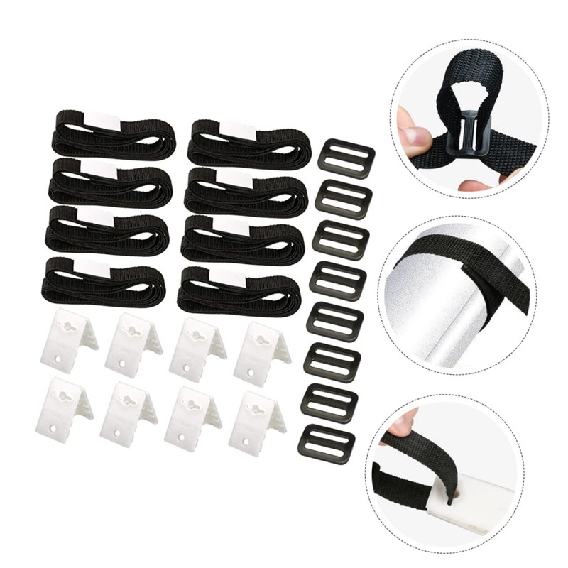 BESPORTBLE 1 Set Pool Solar Blanket Strap Kit Cover Roller