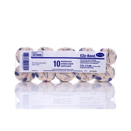 Hartmann EZe-Band Double Self-Closure Cotton/Polyester Elastic Bandage, Non-Sterile, 59130000, 3" x 5 yd (60 Count)