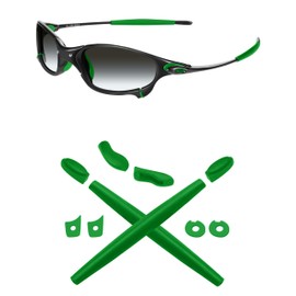 Mryok Replacement Earsocks Nosepieces Kits for Oakley Juliet Sunglass - Green