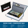 Book Safe with Combination Lock, Hidden Safe (9.5 x 6.2