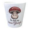 speecheese Lucky Mushroom Flower Pot Mushroom Illustration with Cute Face