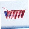 jojofuny 2pcs 12 12-Pennant American Flag Banner Star Stripe Pull