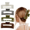 4 Pack Large Claw Clips for Thick Hair – Matte