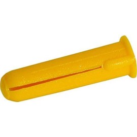G4GADGET Wall plugs Screw Fixing Wall Expansion Wall Plugs Brick Stone Concrete (Yellow)