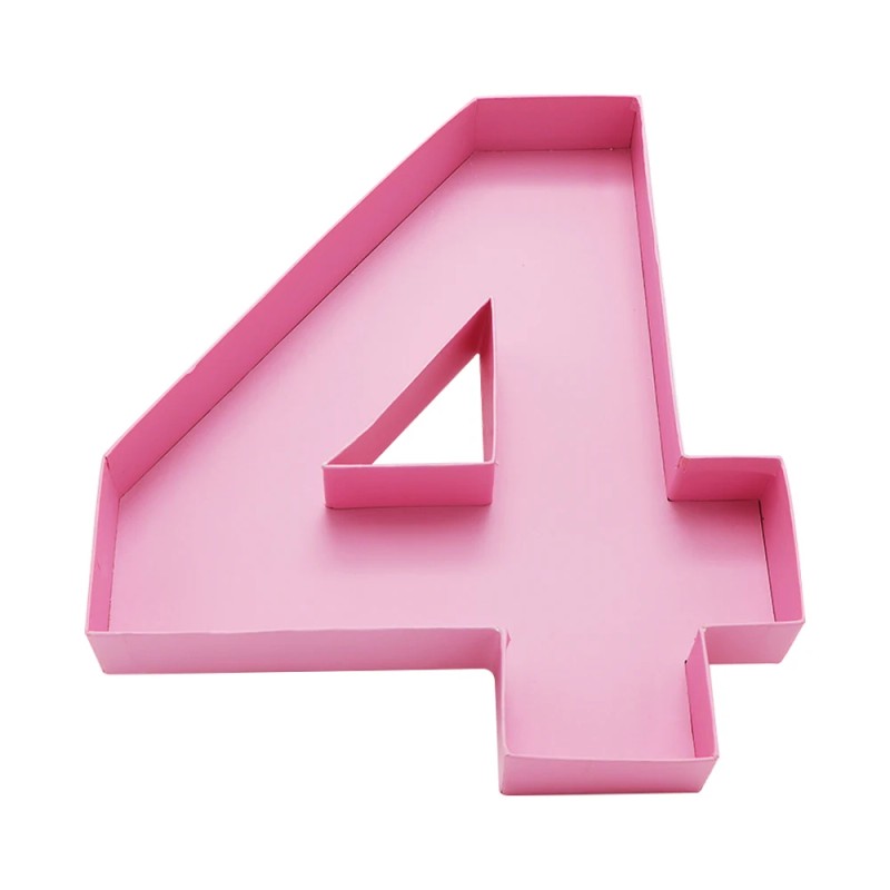 12inch 4 Years Birthday Party Anniversary Charcuterie Board Shaped Box