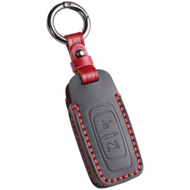 [smasol] Compatible WR-V Key Cover, Freed, Genuine Leather, New Fit 4, Key Cover, Civic Vezel, Motorcycle, PCX125, JK05, PCX160, KF47, JK03 Key Case, Black (motorcycle) / 2 Button, S
