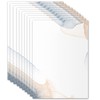 50 x Letter Paper DIN A5 Printed on Both Sides