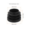 sourcing map 36 Pcs Round Plastic Plug, Tubing End Cap