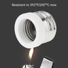 RTNLIT E39 to E26 Socket Adapter, Ceramic Mogul Base E39