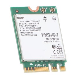 AX210 WiFi 6E Wireless Card, M.2 2230 NGFF WiFi 6E Network Adapter for Laptop, 5400Mbps, Tri Band Up to 6GHz, MU MIMO, OFDMA, Ultra Low Latency, Support 10/11 64 Bit