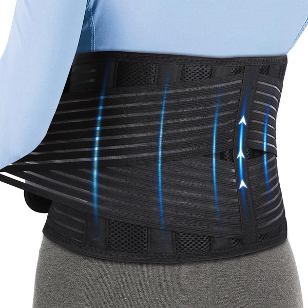WIMSSERT Back Brace for Lower Back Pain Men and Women,Lumbar