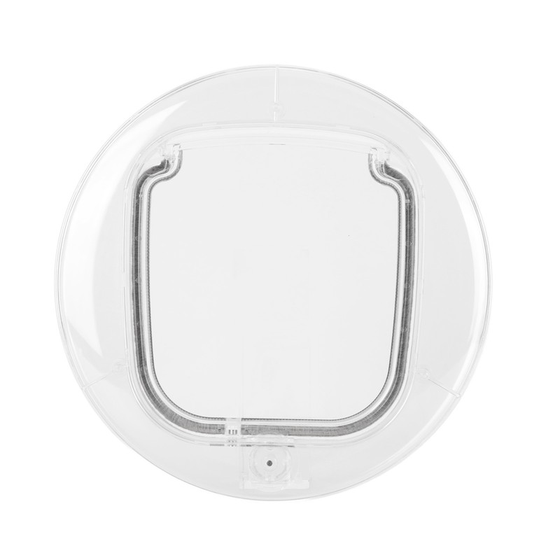 Cat Door for Interior Exterior Doors Transparent 4 Way Locks