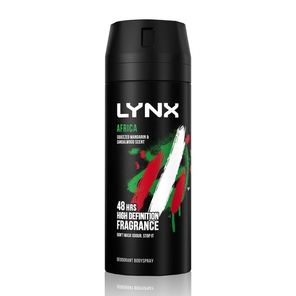 Lynx Deodorant & Body Spray Africa, 150ml