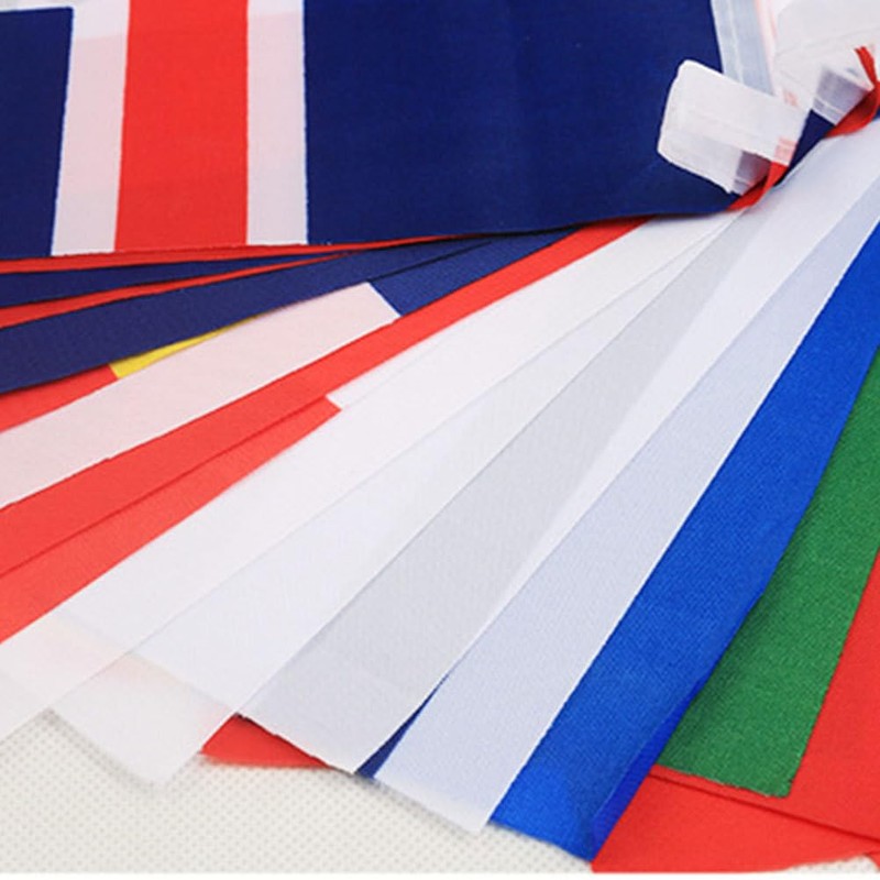 Outanaya World National Flags String Banner Countries Decorative Flags for