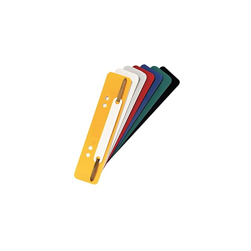 Exacompta 426004B Mounting Strips Polypropylene with Double Holes Plastic Cover
