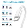 SKKSource White 6ft 100W USB-C to USB-C Data Sync Power