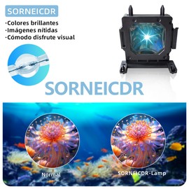 SORNEICDR LMP-H202 LMP-H201 Projector Lamp Compatible with Sony VPL-HW30ES VPL-HW4OES VPL-HW5OES VPL-HW55ES VPL-VW95ES VPL-GH10 VPL-HW10 VPL-HW15 VPL-HW20 VPL-VW 80 VPL-VW-VW80 VPL-VW-VW-VW80