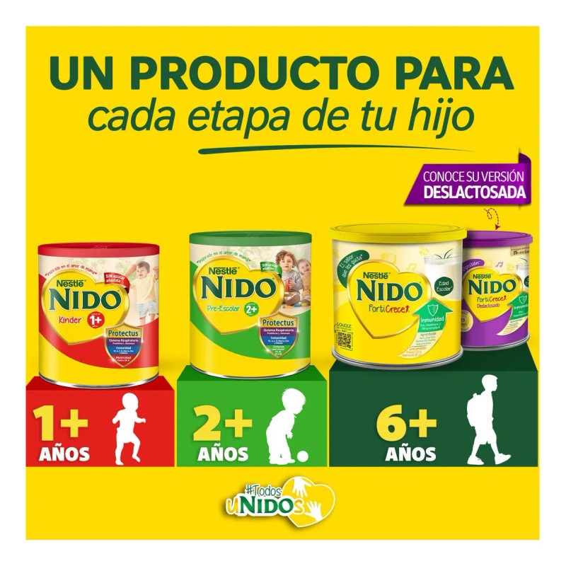 Nido leche forticrece bolsa 480g