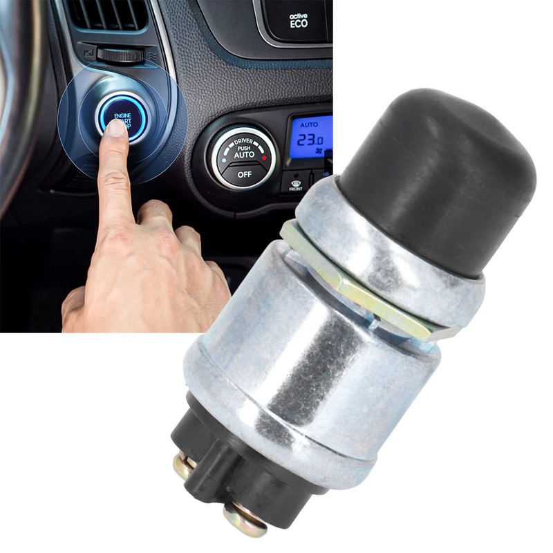 Engine Start Switch Button, 12V 24V 20A Momentary Push Button
