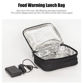 Portable Mini USB Food Warmer, Auto Thermal Waterproof Lunch Box for Reheating Meals at Car, Truck, Travel, Camping, Office Work, 5V 2A