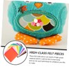 DOITOOL 40Pcs DIY Craft Felt Sheets Soft Non Woven Squares