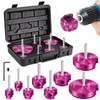 8Pcs PVC Pipe Reamer Kit,PVC Fitting Saver with 1/2inch, 3/4inch,