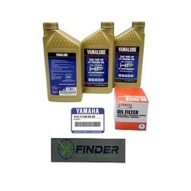 Yamaha Raptor 660 (2001-2005) all Models AP Oil Filter Change Kit Yamaha Part# 5DM-13440-00-00, 3 Quarts All All Purpose LUB-10W40-AP-12