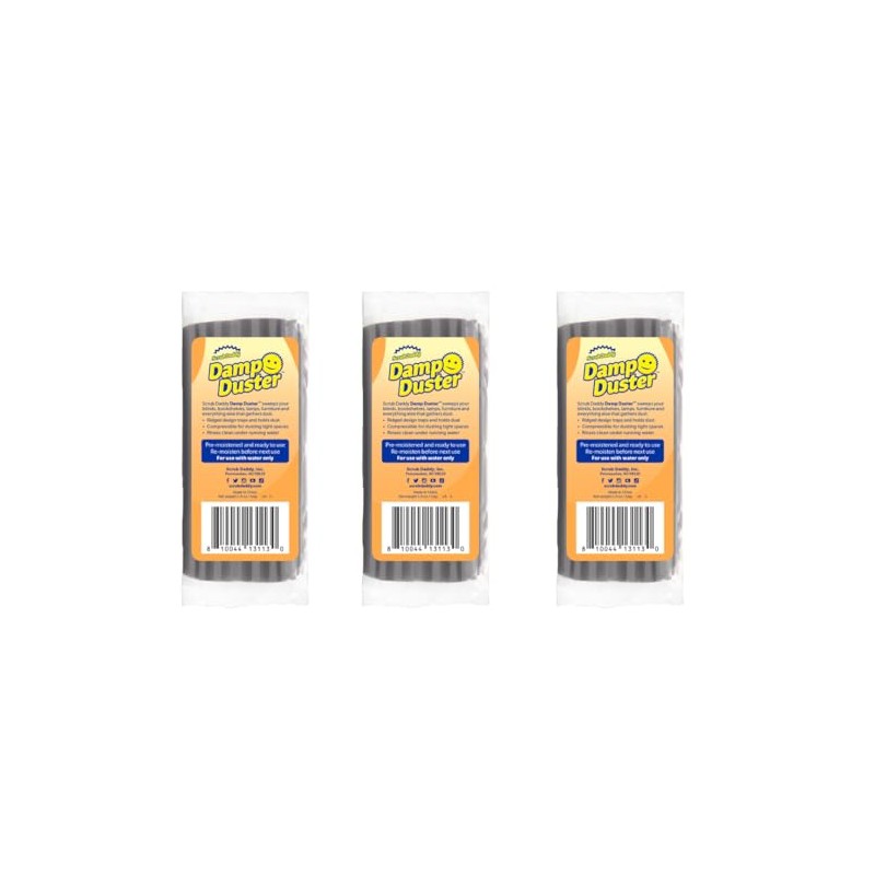 Scrub Daddy Damp Duster 3 Pack (Plumero Húmedo)