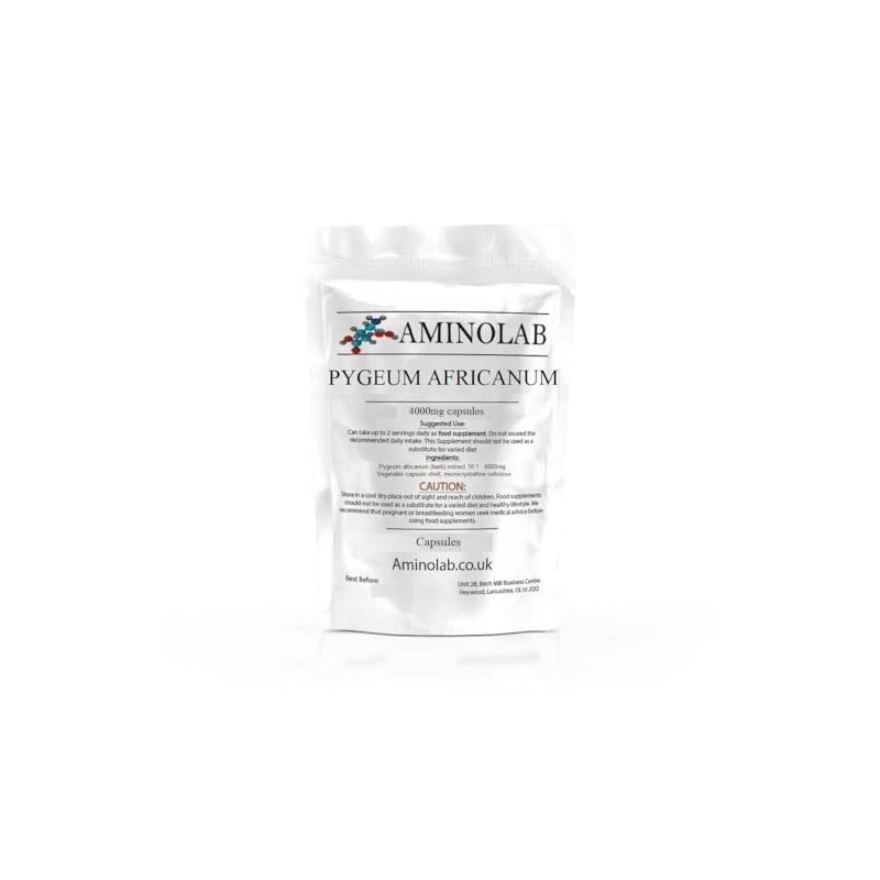 Aminolab - Pygeum Africanum 4000mg 120 Capsules