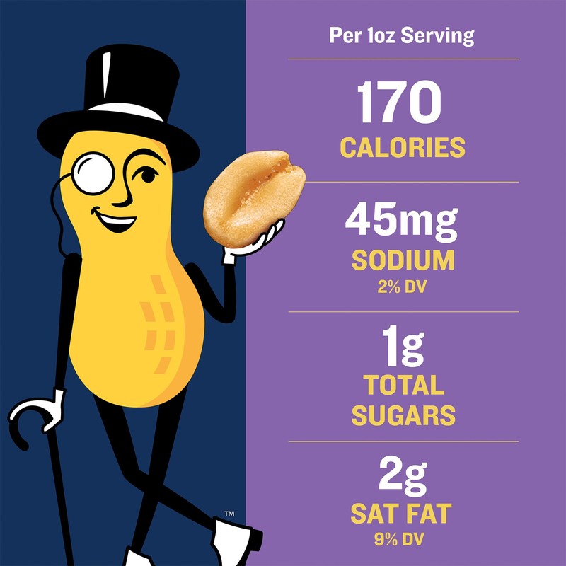 PLANTERS Lightly Salted Mix Nuts, Party Snacks, Plant-Based Protein, 15