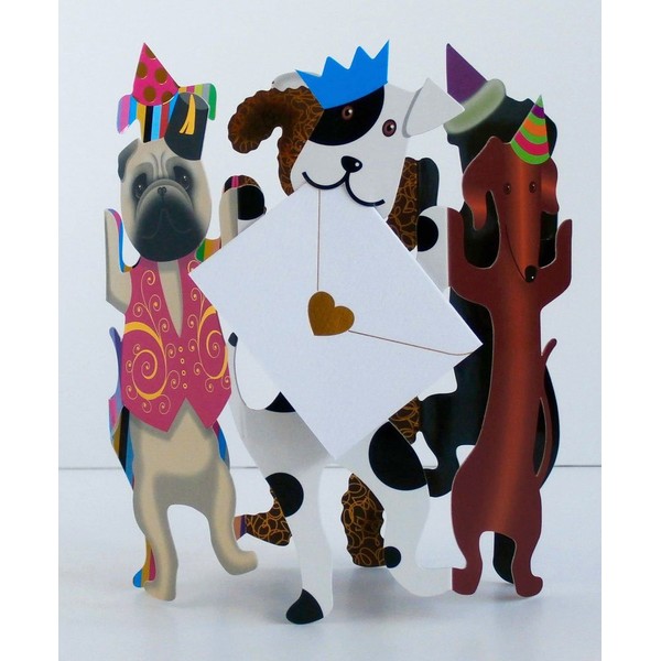 Special Delivery Card - PARTY DOGS