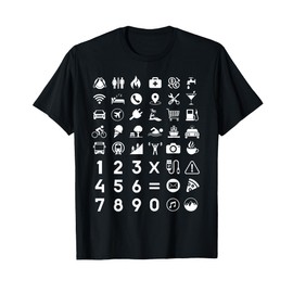 Travel Icon Language Translation Guide Travel T-Shirt