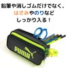 Kutsuwa Puma Pen Case, Color Carbon Pen Case, Fluorescent Yellow