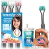 SMILE SAVER 360° * BRACES BRUSH * 3-Sided Toothbrush *